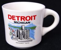 Detroit Michigan RENAISSANCE CENTER Coffee Mug